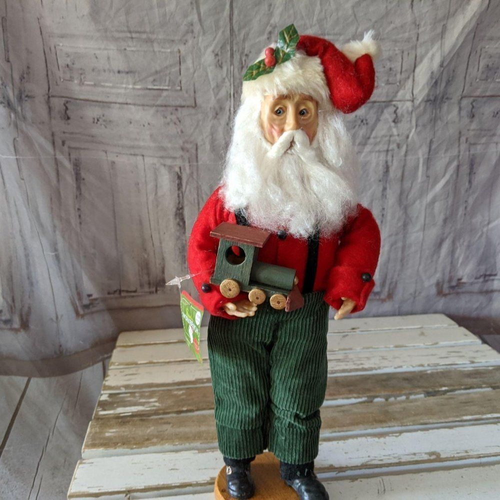 Santa’s best Santa train‎ caroler Xmas decor
